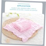 Beatifufu 5pcs Baby Towel Infant Washcloth Baby Saliva Towel Infant Face Towels Babywipes Baby Bath Towels Kids Bath Towels Baby Facial Towels Newborn Facial Towels Cotton Baby Facial Towels - Image 8